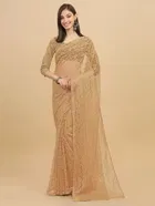 Net Floral Saree for Women 