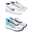 Sports Shoes for Men, Multicolor, Pack of 2 