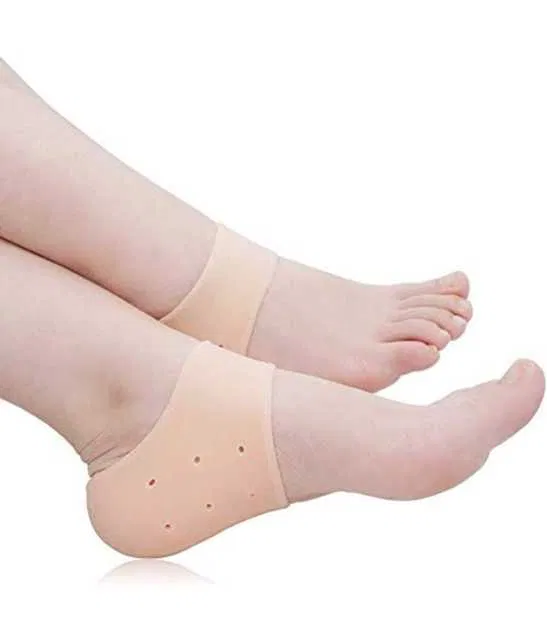 Lenon Makeup Accessory Rtb Silicone Anti Crack Heel Socks (1 Pair) (D10)