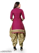 Cotton Blend Printed Salwar Suit Set for Women 