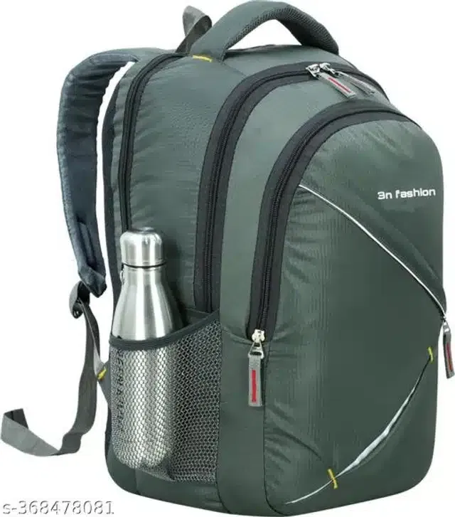Nylon Laptop Bag For Men & Women (Olive, 35 L)