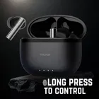 TecSox Bullet S26 Wireless Earbuds – 30H Playtime, Deep Bass, 13mm Drivers, Crystal Clear Sound
