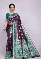 Cotton Blend Baluchari 