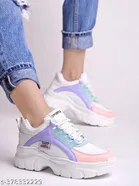 Colorblocked Mesh Sneakers for Women 