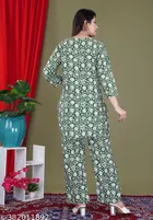 Rayon Top & Bottom Set for Women 