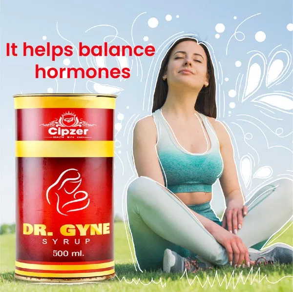 DR.GYNE SYRUP 500ml, Regularizes Menstrual Cycles, Regularizes Hormones Secretions., (Pack of 1)