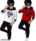 Cotton Clothing Set for Boys, Multicolour, Pack of 2 