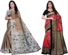 Khadi Silk Printed Saree for Women 