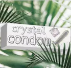 Rubber Crystal Extra Dotted Condom (Transparent)