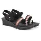 Sandals for Women (Black, 5)