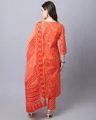 Cotton Cambric Printed Kurta Set for Women 