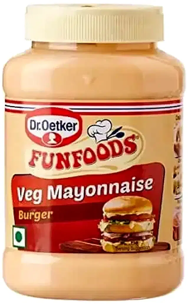 Dr. Oetker फनफूड्स बर्गर मेयोनीज़ एगलेस, 250 g
