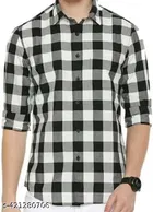 Cotton Blend Checked Shirts for Men, Multicolor, Pack of 3 