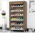 6 Shelves Metal Collapsible Shoe Rack 