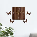 Wooden Wall Clock (Brown)