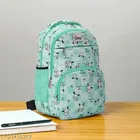 Polyester Backpack Bag, Green