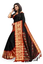 Cotton Embellished Saree for Women 