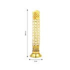 शुभकार्ट नित्य ब्रास क्रिस्टल इन्सेंस होल्डर - 235 g