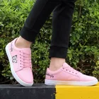Sneakers for Women, Pink & White 