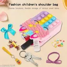 Pop-it Fidget Unicorn Theme Sling Bag for Kids 