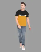 Round Neck Colorblocked T-Shirt for Men 