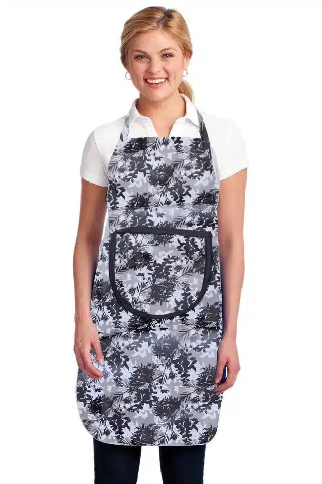 PVC Printed Kitchen Apron (Multicolor)