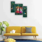 MDF 2 Pcs Designer Wall Painting for Home & Office 
