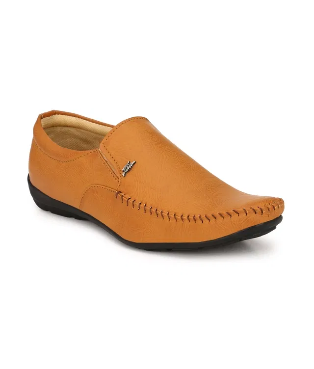 Formal Shoes for Men (Tan, 8)