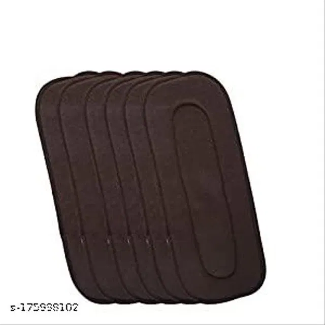 5 Layer Reusable Cloth Diaper (Brown, Pack of 4)