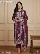Chanderi Cotton Punjabi/All Over Suits for Women 