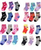 Woollen Blend Socks for Kids (Pack of 12) (Multicolor, 0-6 Months)