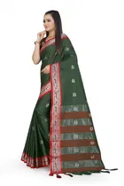 Cotton Embellished Saree for Women 