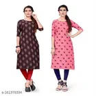 Crepe Printed Kurti for Women 