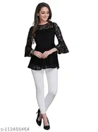 Three-Quarter Sleeves Top for Women 