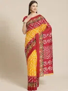 Mysore Silk Printed Saree for Women 