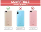Rubber Back Cover for MI Redmi 6 