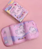 Premium Quality Canvas Unicorn  Wallet for Kids Pink Canvas Tri-Fold Wallet 
