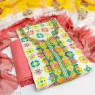 Cotton Printed Unstitched Dress Material for Women 