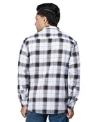 Poly Cotton Full Sleeves Chequered Shirt for Men 