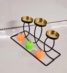 Metal Decorative Moroccan-Style Candle Holder 