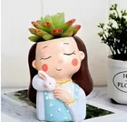 Resin Pot for Indoor Plants 