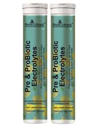 Herbs Library Daily Probiotics + Prebiotics Effervescent 15 Pcs Multivitamin Tablets for Men & Women 