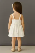 Solid Cotton Frock for Girls 