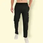 Lycra Nylon Logo Printed Track Pant for Men 