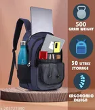 Nylon Backpack for Men & Women, Blue