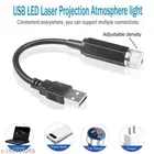 Plastic USB Projector Night Light 