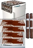 Knit 7 Pcs Fridge Cover Set 