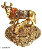 Kamdhenu Cow with Calf Statue 