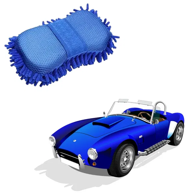 Microfiber Premium High Quality Car Cleaning Sponge (Multicolor)