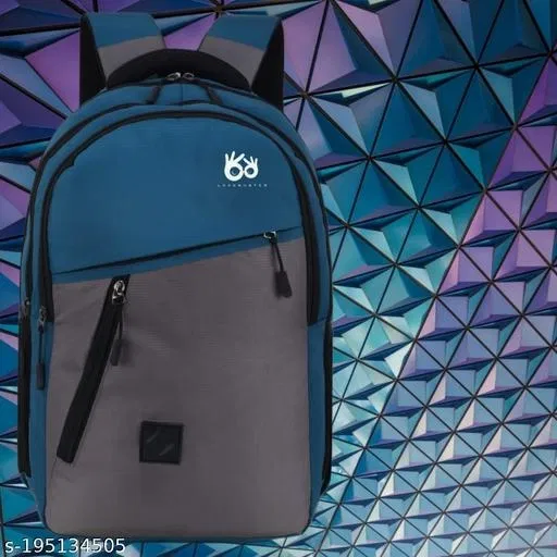 Nylon Backpack for Men & Women, Blue